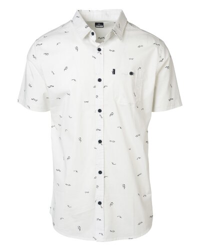 Рубашка к/рукав RIP CURL Busy Surf Day Shirt Optical White, фото 1