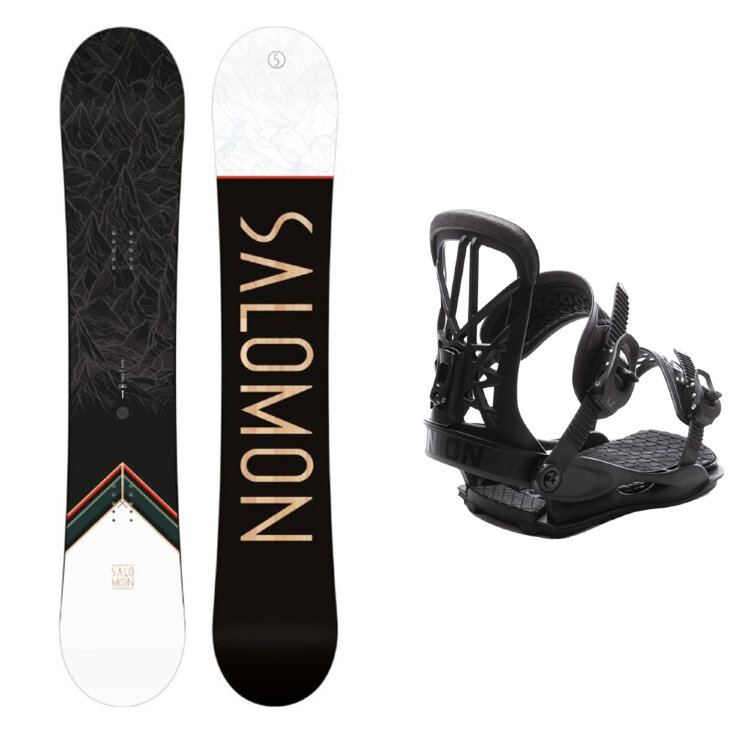 Комплект сноуборда для начинающих SALOMON Sight+UNION Flite Pro Black, фото 1