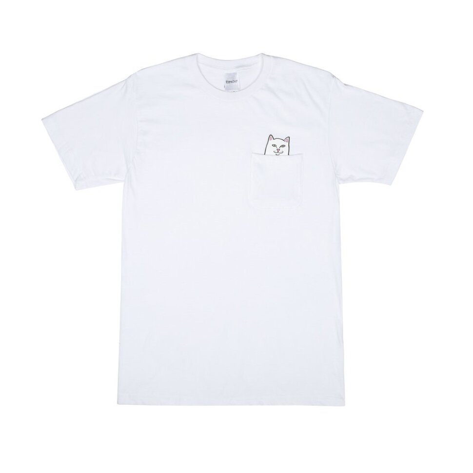 Футболка RIPNDIP Lord Nermal Pocket Tee White 2021