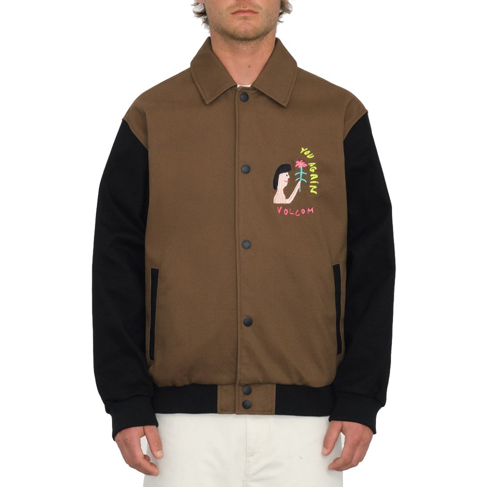 Куртка VOLCOM Fa Arthur Longo Jacket Dark Earth 196134643302, размер M - фото 1