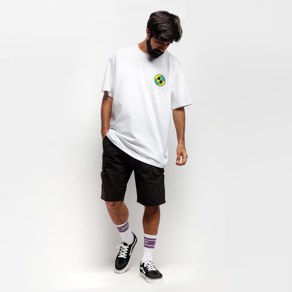 Футболка CARHARTT WIP S/S Test T-Shirt White 2021 4064958090021, размер S - фото 4