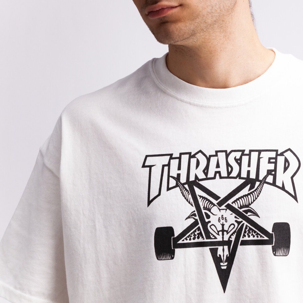 фото Футболка thrasher skategoat white 2021