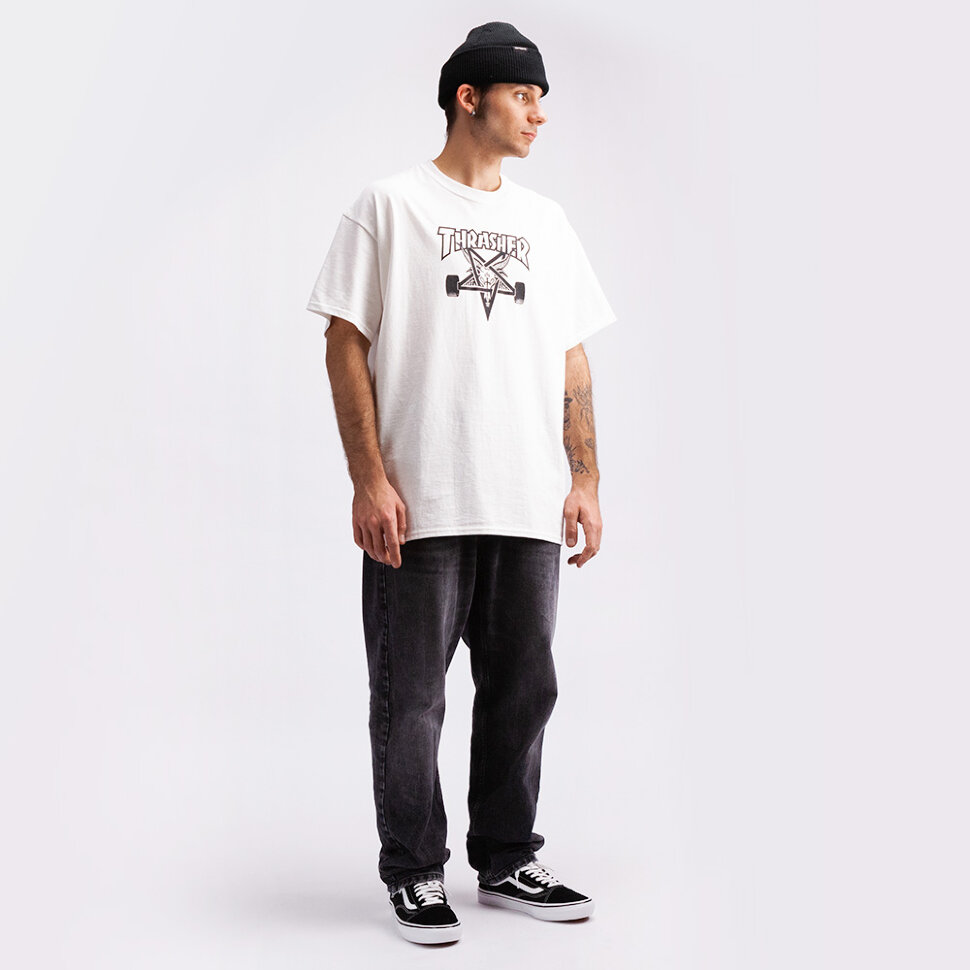 фото Футболка thrasher skategoat white 2021