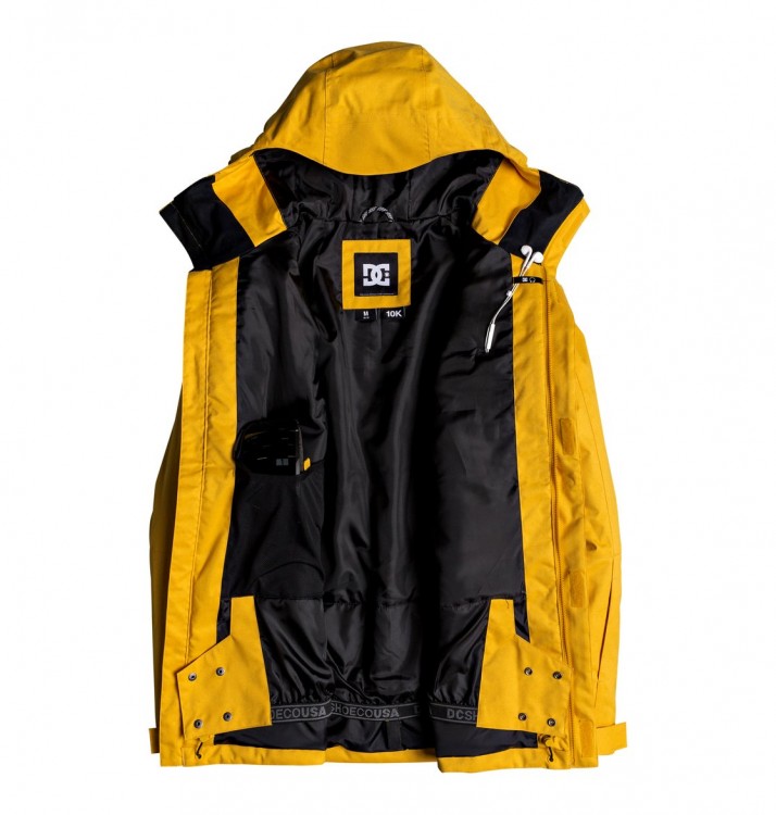 Куртка для сноуборда мужская DC SHOES Servo Jkt M Golden Rod, фото 3