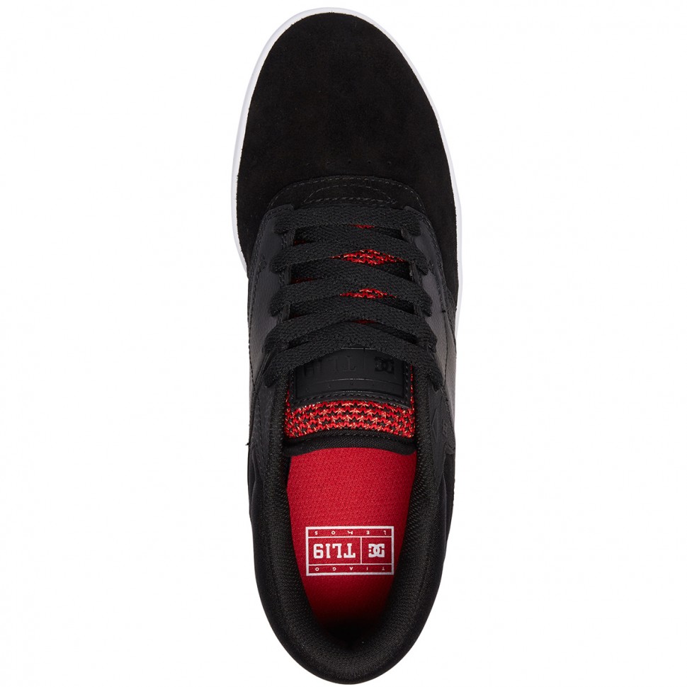 фото Кеды dc shoes tiago s m shoe black/athletic red/black