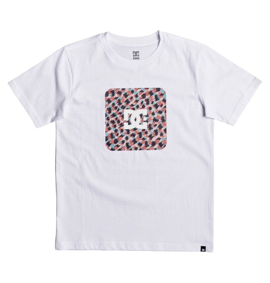 

Футболка для мальчиков-подростков DC SHOES Shuffle Face Ss B Snow White, Белый