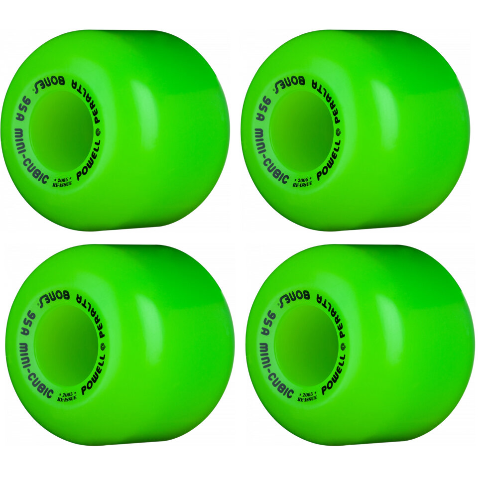 Колеса для скейтборда для cкейтборда POWELL PERALTA Powell Mini Cubics Green 6495G 2020 2000000486994, цвет салатовый - фото 2