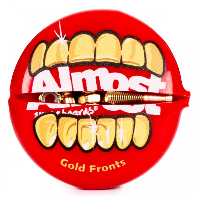 Винты для скейтборда ALMOST Gold Nuts & Bolts In Your Mouth 2 Allen 1", фото 1