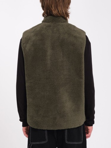 Жилет VOLCOM Muzzer Fuzzar Vest FW25 Wintermoss, фото 2