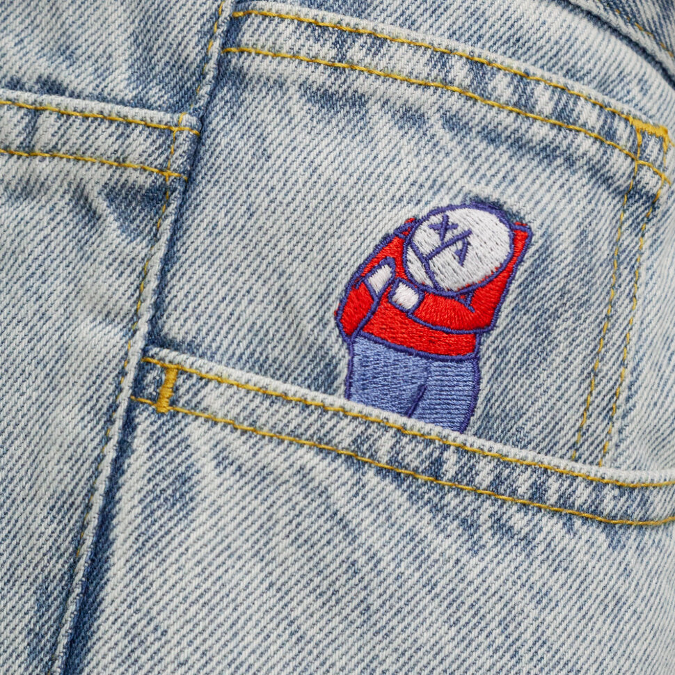 фото Джинсы polar skate co. big boy jeans light blue 2021