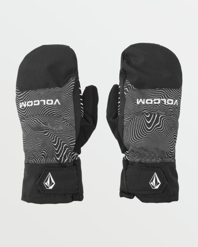 Варежки Горнолыжные VOLCOM V.Co Nyle Mitt FW25 Black Print, фото 1