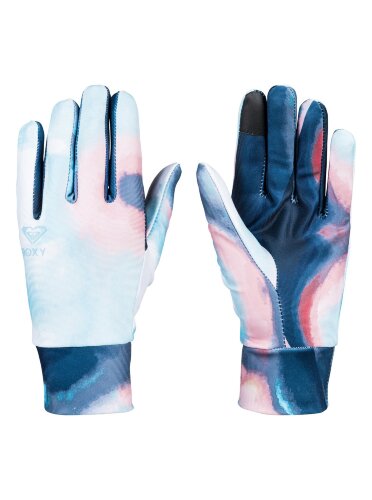 Перчатки для сноуборда женские ROXY Liner Gloves J Coral Cloud Dusk Swirl, фото 1