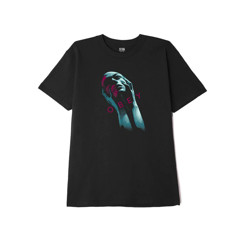 фото Футболка obey obey atmospheric isolation black 2022