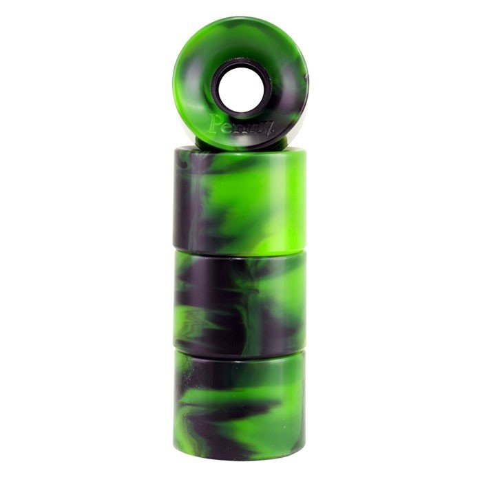 

Колеса для лонгборда PENNY Wheels SS Green/Black Swirl 59 mm, Черный;зелёный