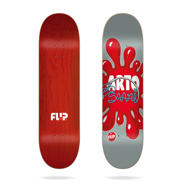 Дека для скейтборда FLIP Saari Splat Grey Deck 8.25 дюймa 2021, фото 1