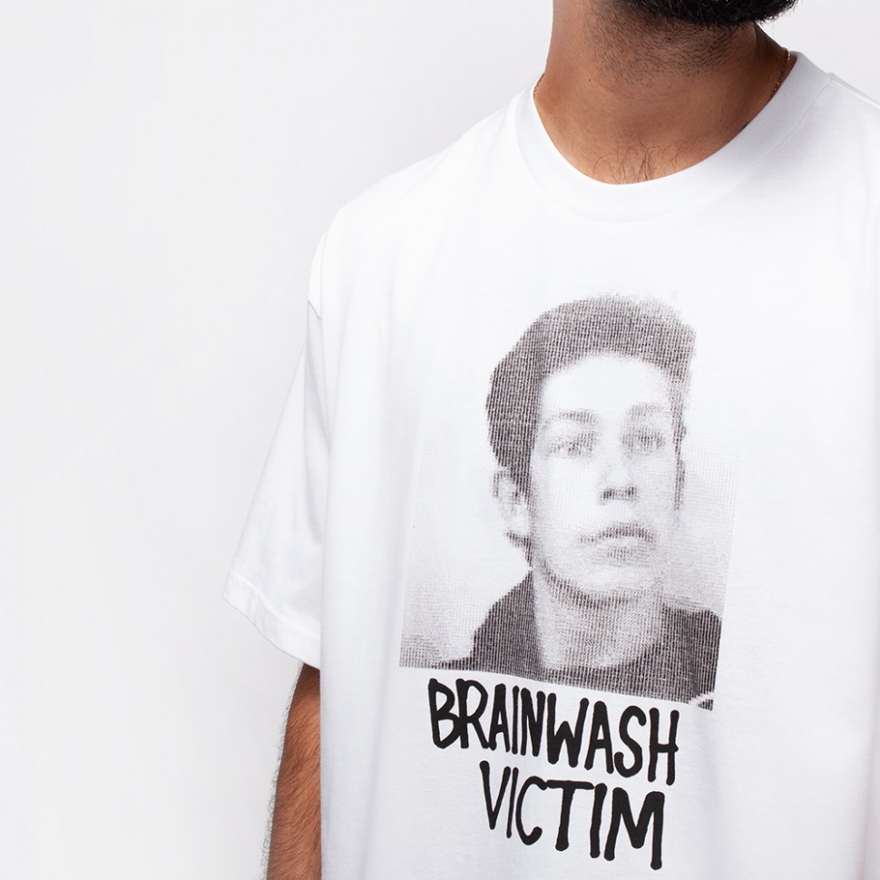 фото Футболка adidas brainwash tee white 2021