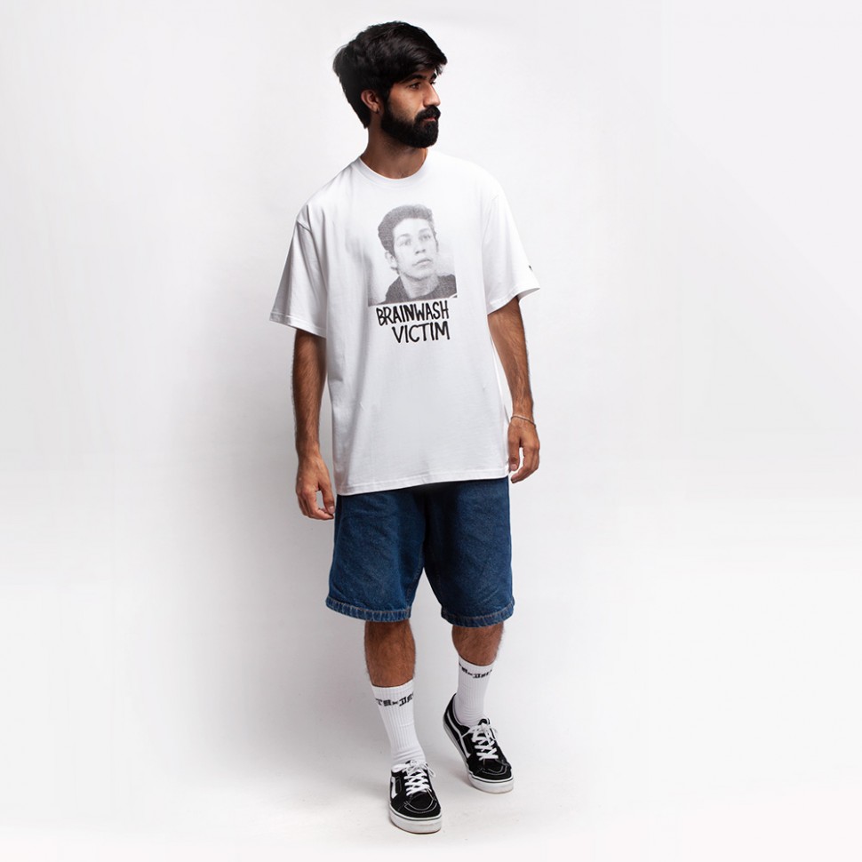 фото Футболка adidas brainwash tee white 2021