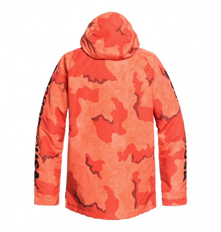 Куртка для сноуборда мужская DC SHOES Ripley Jkt M Red Orange Dcu Camo Men, фото 4