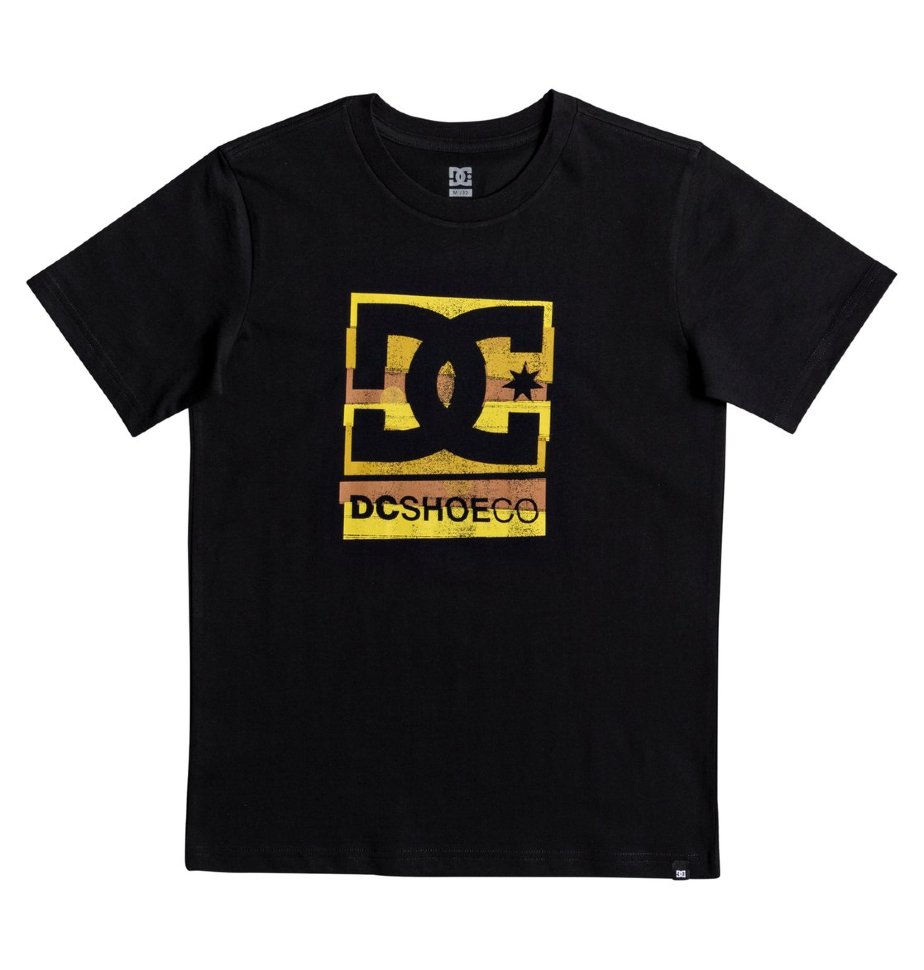 

Футболка для мальчиков-подростков DC SHOES Rusted Panel Ss B Black, Серый