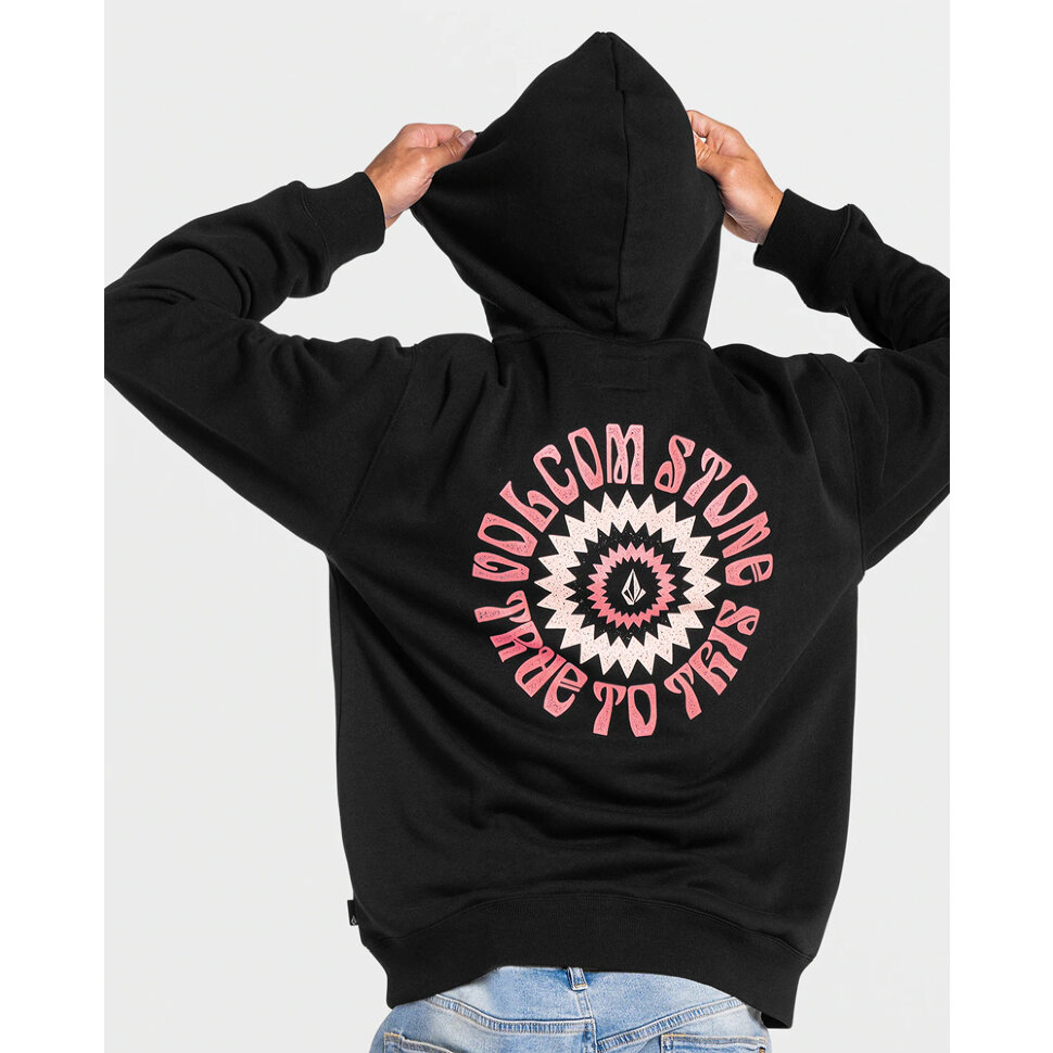 Толстовка с капюшоном VOLCOM Catch 91 Po New Black 2022 фото 2