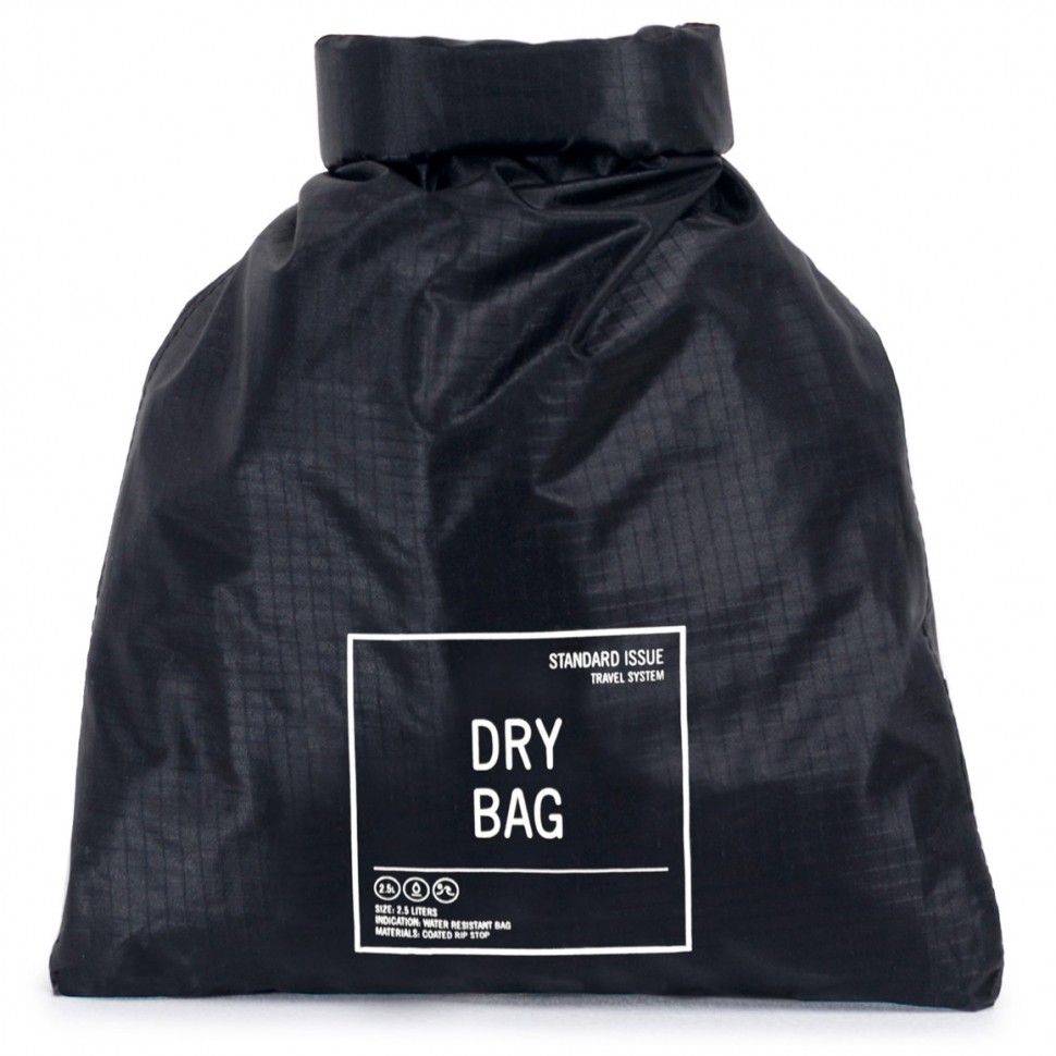 Герметичный мешок для вещей HERSCHEL Dry Bag Black 2020 828432213443, цвет черный - фото 2