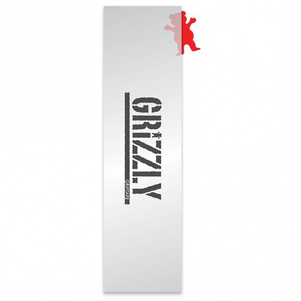 фото Шкурка для скейтборда grizzly clear stamp grip clear 2020