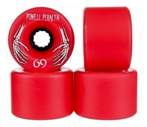 Колеса для скейтборда для cкейтборда POWELL PERALTA All Terrain Red 69  мм 2020, фото 2