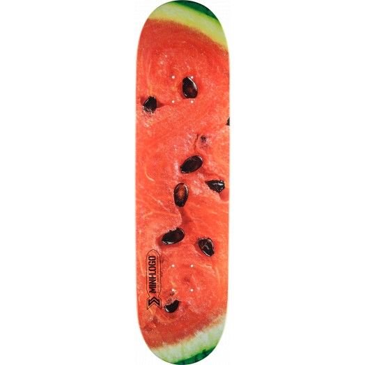 фото Дека для скейтборда mini logo small bomb watermelon