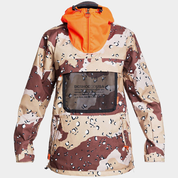 Куртка для сноуборда мужская DC SHOES ASAP ANORAK M SNJT XCCC Chocolate Chip Camo, фото 1