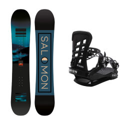 Комплект сноуборда для начинающих SALOMON Pulse+UNION STR Black Комплект сноуборда для начинающих SALOMON Pulse+UNION STR Black