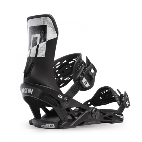 Крепления для сноуборда мужские NOW Select Pro Black 2024, фото 1