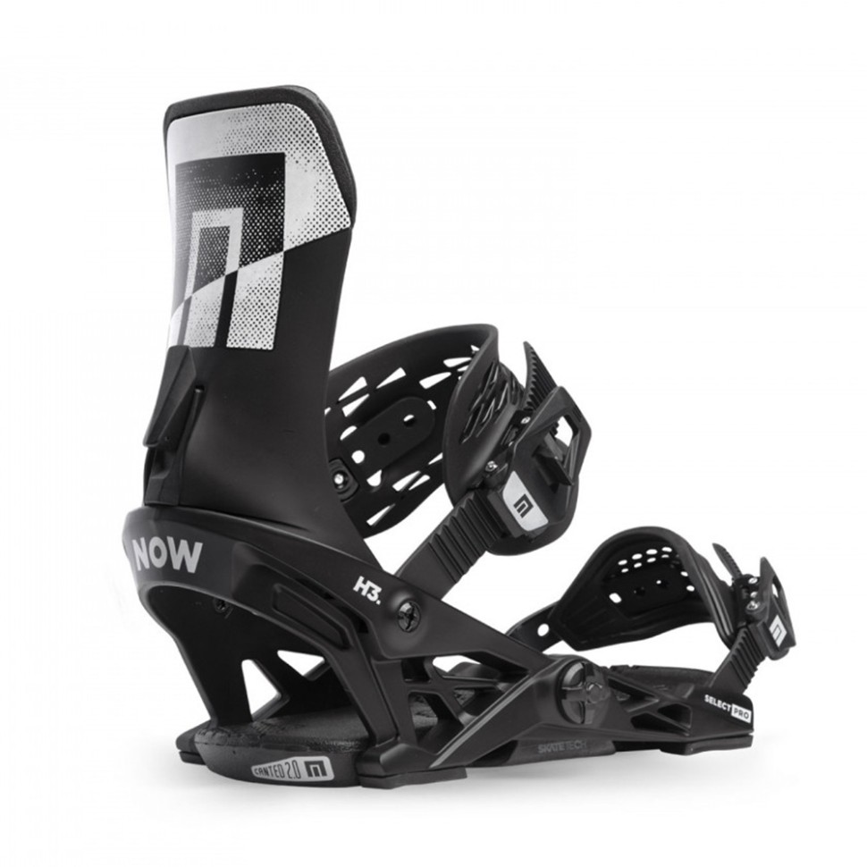 Крепления для сноуборда NOW Select Pro Black 2024 7630463470732, размер M