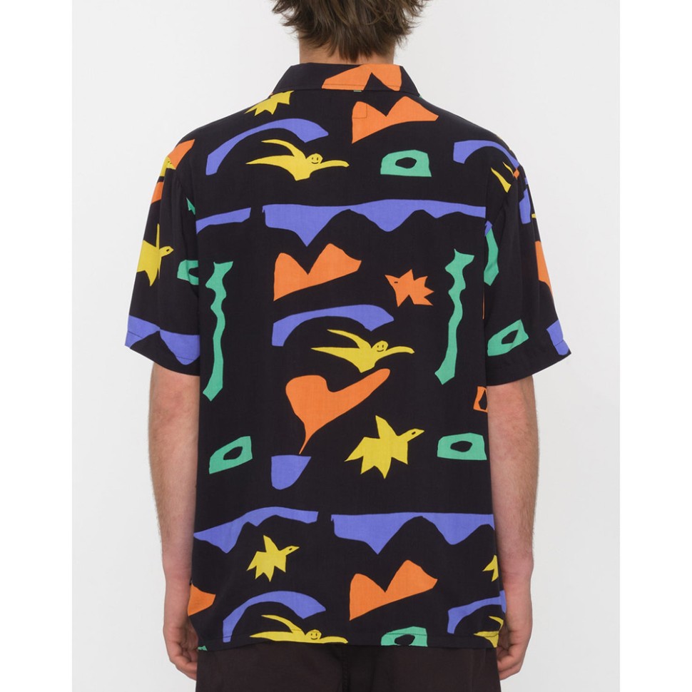 Рубашка VOLCOM Fa Arthur Longo Ss Black фото 2