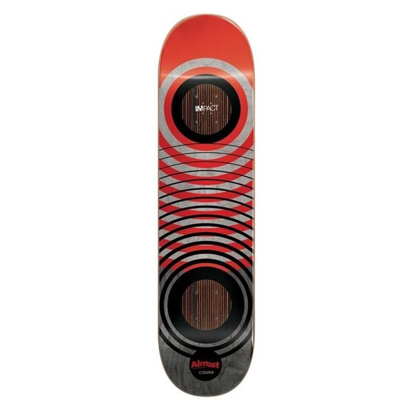 фото Дека для скейтборда almost red rings impact cooper wilt 8 2021