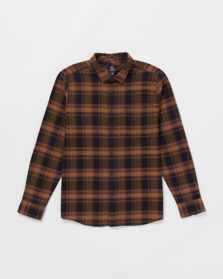 Рубашка VOLCOM Baystone Flannel Ls FW25 Black