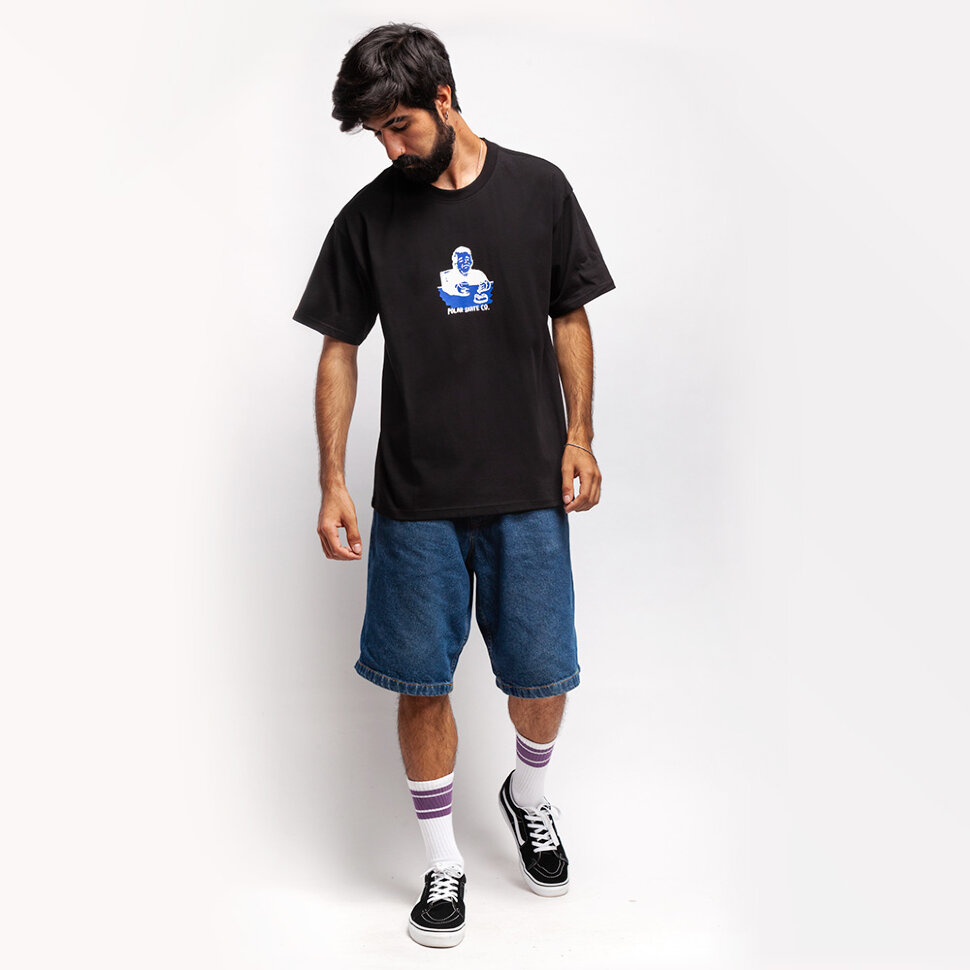 фото Футболка polar skate co. chain smoker tee ho21 black 2021