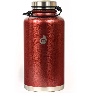 Термобутылка для воды MIZU Mizu V20 A/S Red Hammer Paint W/ Le Drip, фото 1