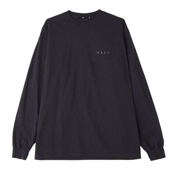 Лонгслив OBEY Novel Obey 3 Off Black 2020