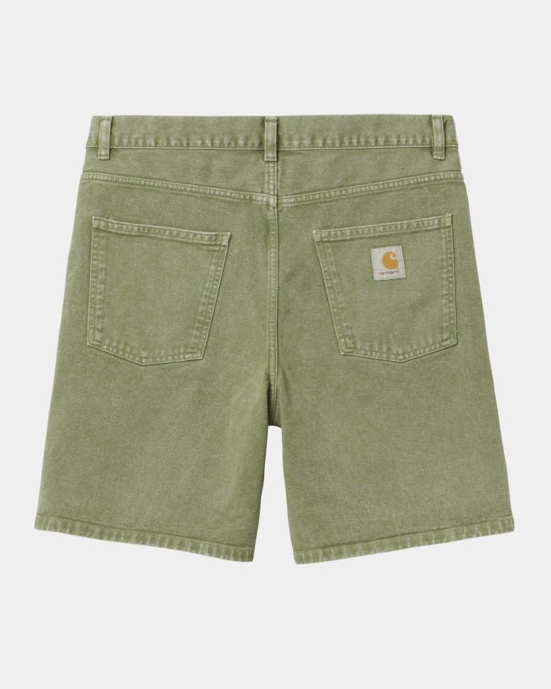 Шорты CARHARTT WIP Newel Short Kiwi (Worn Washed) 2023 фото 2