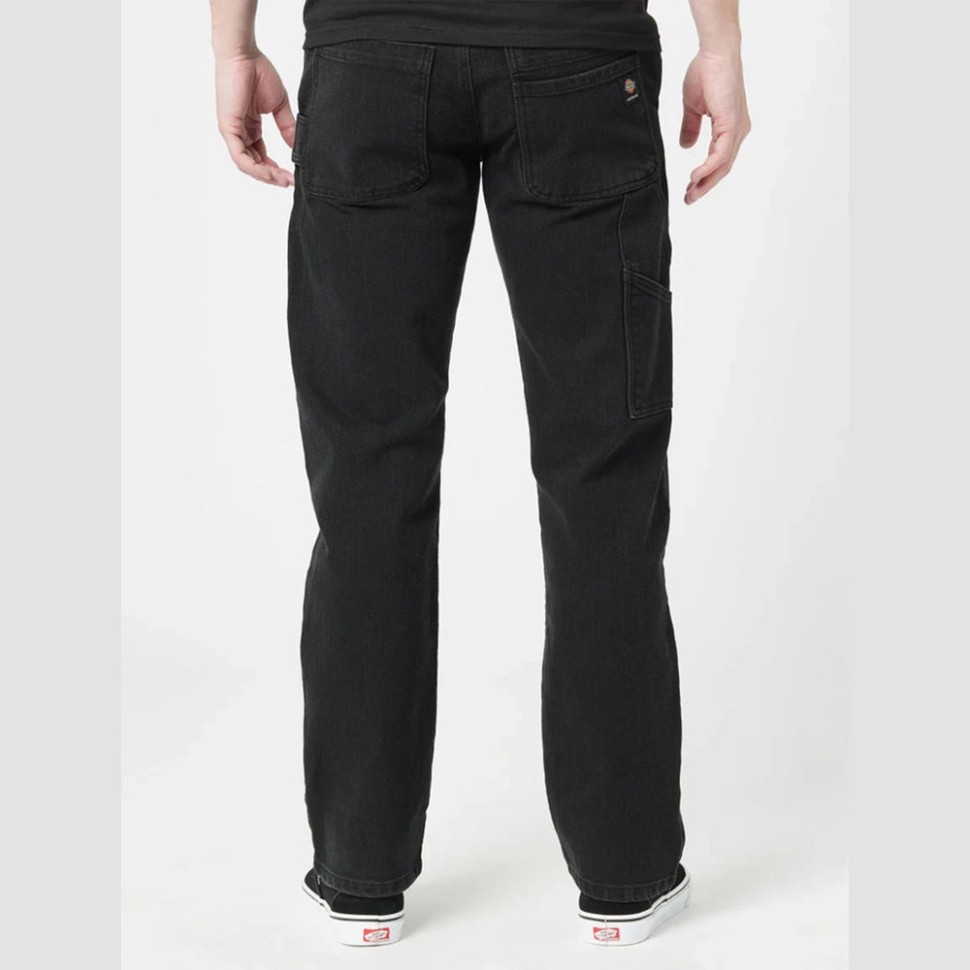 Брюки DICKIES Skateboarding Denim Utility Pant Black Denim фото 2