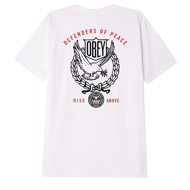 фото Футболка obey obey defenders of peace dove white 2022
