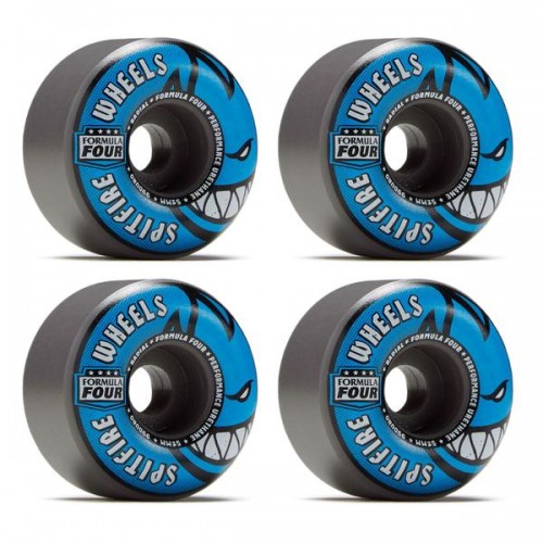 Колеса для скейтборда SPITFIRE F4 Radials Grey/Blue 52MM 99D, фото 2