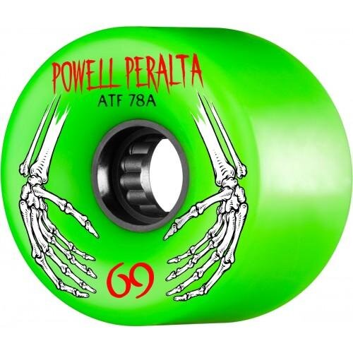 Колеса для скейтборда для cкейтборда POWELL PERALTA All Terrain Green 69  мм 2020, фото 1