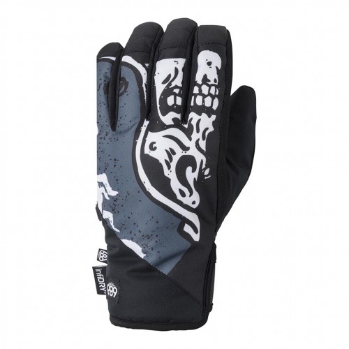 Перчатки для сноуборда 686 Mns Ruckus Pipe Glove Goblin Blue Skull 2021, фото 1