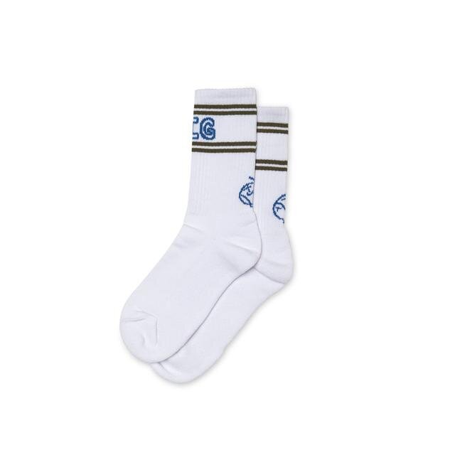 Носки POLAR SKATE CO. Big Boy Socks White / Army / Blue 2021