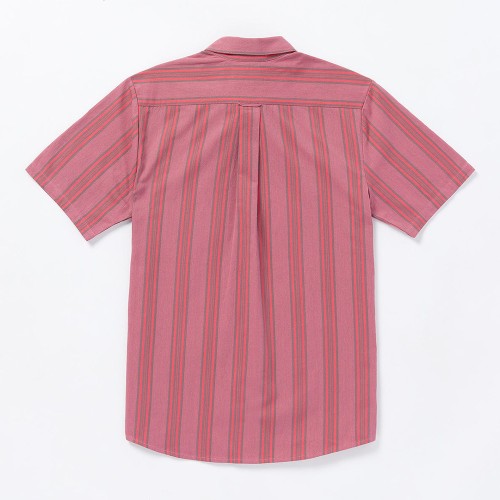 Рубашка VOLCOM Newbar Stripe Ss Washed Ruby, фото 2