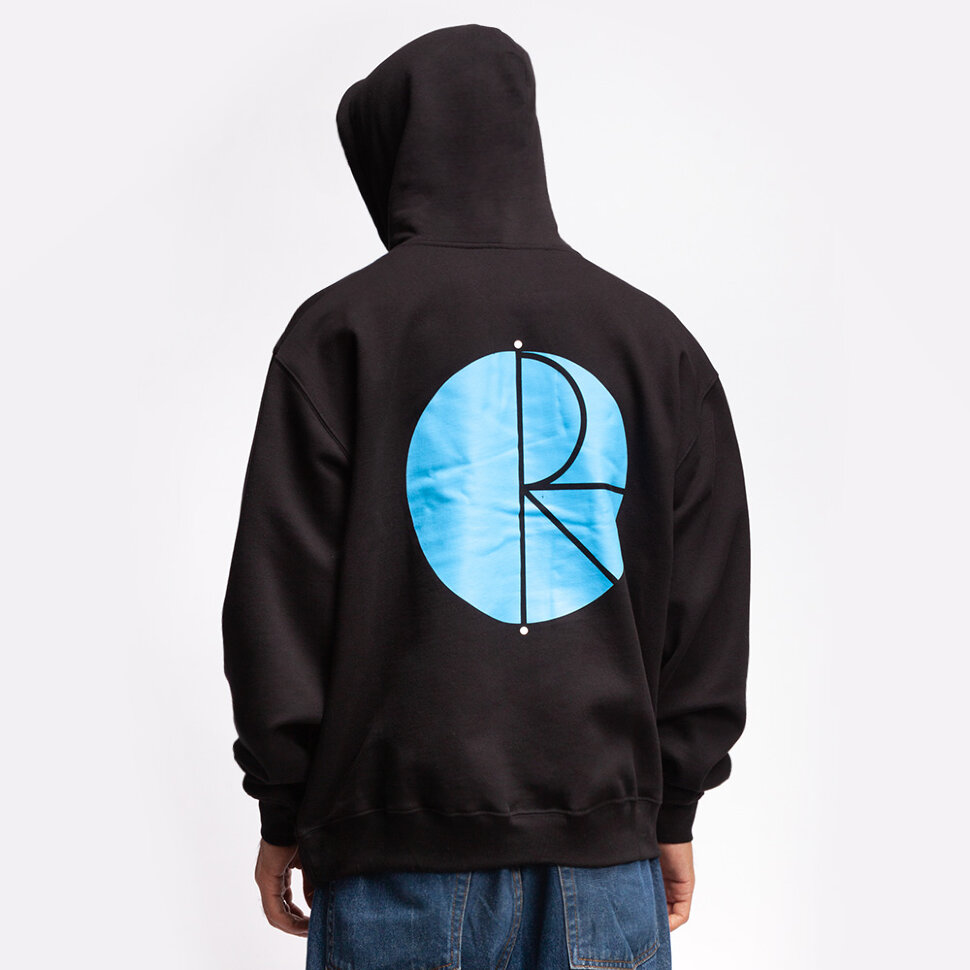 фото Толстовка с капюшоном polar skate co. fill logo hoodie black 2021
