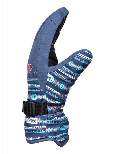 Перчатки для сноуборда женские ROXY Rx Jett Gir Glo G Crown Blue_Indie Stripes, фото 2
