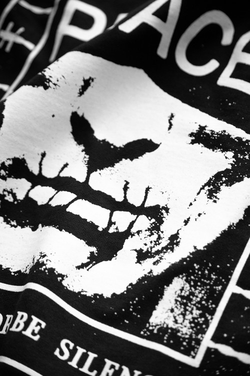 Хлопковая футболка OBEY Speak Up Off Black 2020, фото 3