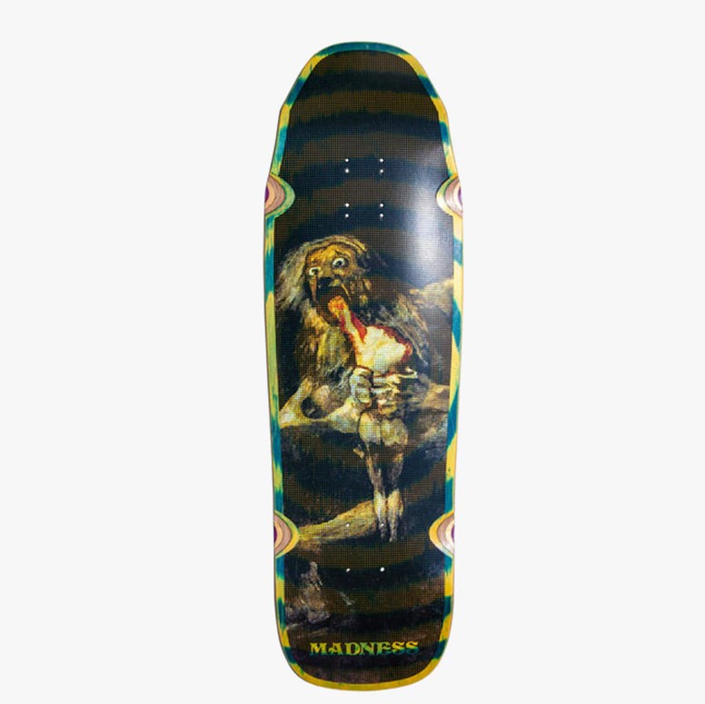 Дека для скейтборда MADNESS Halftone Son R7 Green Swirl 9.5 дюйм 2022